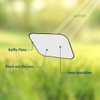 2 PCS Laptop Sun Shade with Adjustable Clip Stand, Portable
