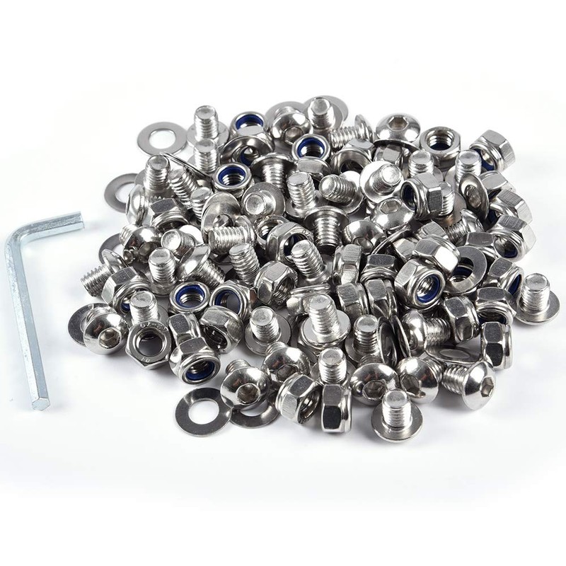 Fender Flare Hardware Kit Screw/Bolt Fastener Compatible for Ford Universal