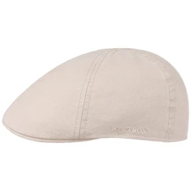 Stetson Texas Organic Cotton Flat Cap Men's | Sustainable Flat Cap with Organic Cotton | Flat Cap with UV Protection (40+) | Men's Cap Spring / Summer | Peaked Cap - M (56-57 cm)