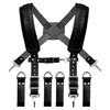 FUERI Leather Tool Belt Suspender for Men, Heavy Duty Comfort