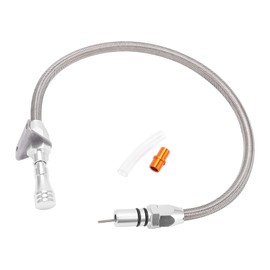 Aramox Flexible Transmission Dipstick Fit for GM SBC BBC TH400 TH350 Turbo Transmission, Flexible Transmission Dipstick Replacement