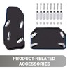 Anyhut 2 PCS Non-Slip Pedal Pads Set, Alloy & Rubber