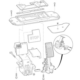10L0L Golf Buggy Park Brake Release for Club Car Precedent 2009-up and Club Car Tempo 2018-UP (2nd Generation) G&E Golf Cart, OEM#103777601, 1037776-01