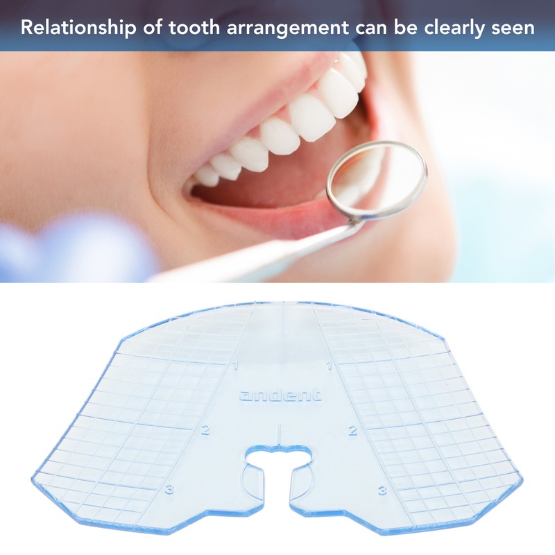Dental Guide Plate Clear Accurate Measurement Dental Teeth Arrangement Guide