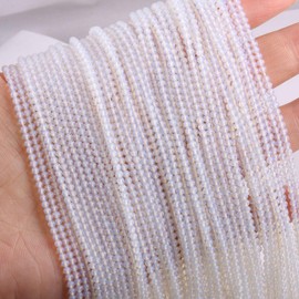 110pcs 3mm Natural Opal Stone Loose Round Beads Gemstone Smooth Samll Spacer Beads for jewerly Making Bracelet Necklace