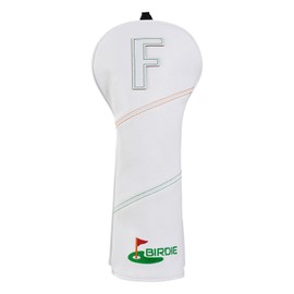 Craftsman Golf 3 5 Fairway Wood Head Cover Headcover Simple and Clean White Birdie Design (for Fairway)