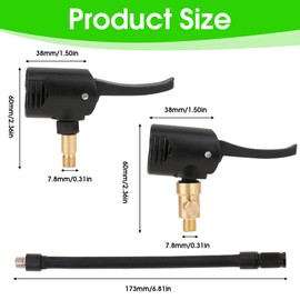 French Valve Adaptor - Bicycle Valve Adapter for French Valves, Compatible with Presta and Schrader Valves, Ideal for Bicycle Tires, Quick Installation and Easy Use