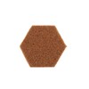 SoftTouch 12 Pack 3/8" Hexagon Self-Stick Foam Cabinet Bumpers –
