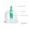 12pcs Vacuum Suction Cupping Cup Acupuncture Therapy Massage Cupping Set