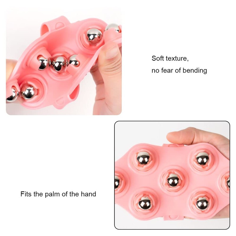 Massage Glove Bead Massage Roller Manual Roller Massager for Full