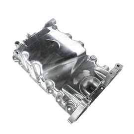 A-Premium Engine Oil Pan Sump with Drain Plug Compatible with Ford Edge, Explorer, Flex, Taurus, Lincoln Continental, MKS, MKT, MKX, MKZ, V6 3.5L 3.7L