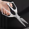 Heavy-Duty Stainless Steel Kitchen Scissors - Multi-Functional Chicken Bone Cutting