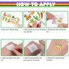 100PCS Mexican Temporary Tattooos, Fiesta Tattoos Stickers, Taco Twosday 2nd