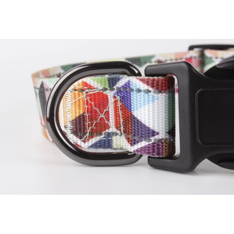 Cosyhomelondon adjustableCollar with Patternsa and reflective lines, Soft Comfy Pet