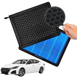 Cabin Air Filter CF12552 Fits Nissan Altima 2019-2024, Infiniti QX60 2022-2023, QX50 2019-2024, QX55 2022-2025, Rogue 2022-2025, Honeycomb Structured and Activated Carbon Beads, Durable and sturdy