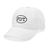 CafePress FDT Oval Cap Unique Adjustable Baseball Hat White