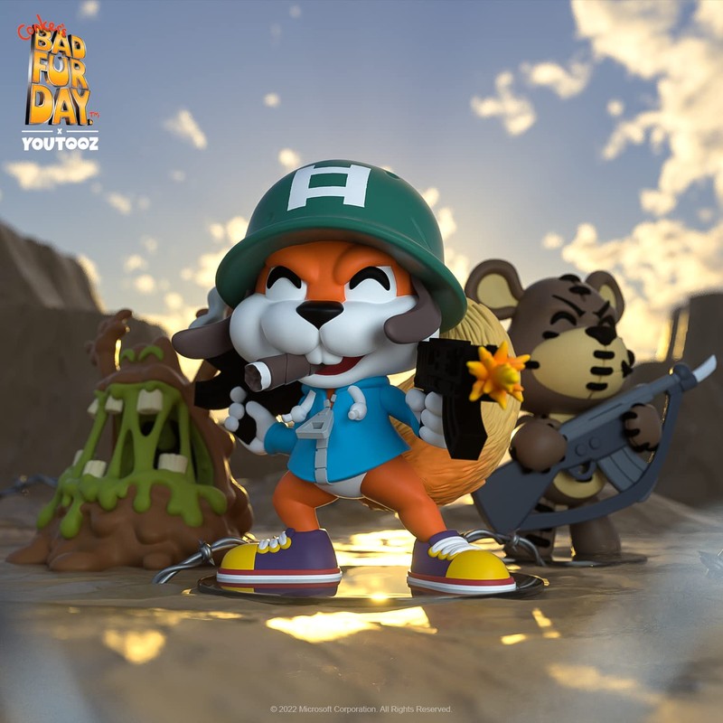 Youtooz Conker's Bad Fur Day Vinyl Figure Soldier Cronker 12cm