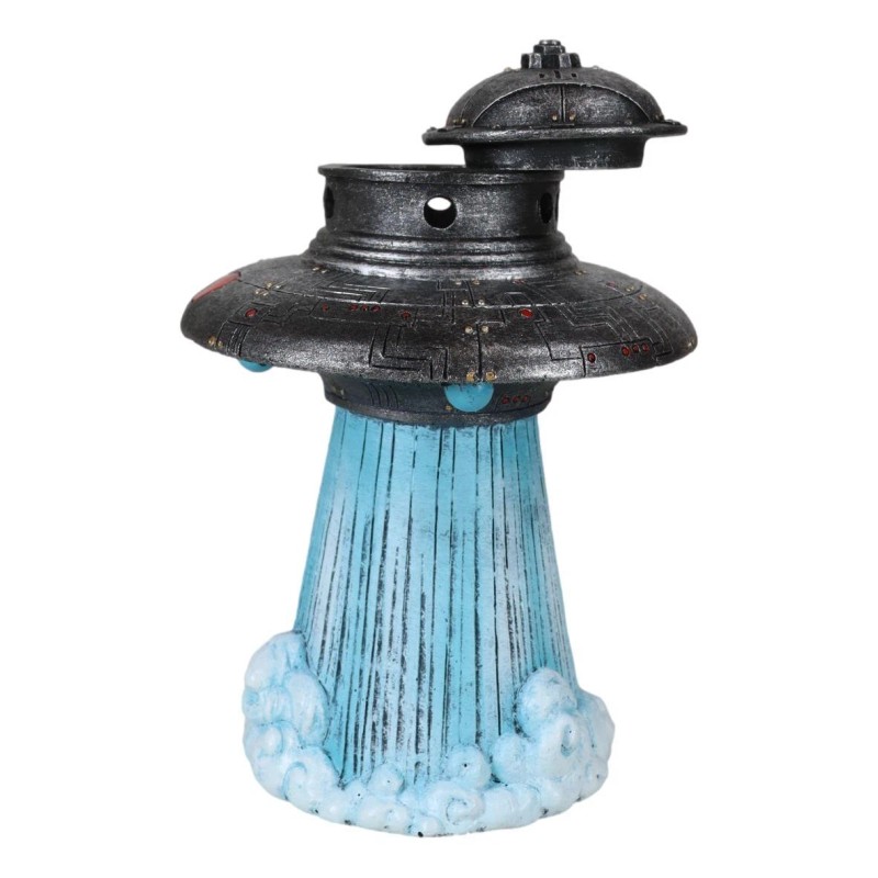 Flying Saucer Spaceship UFO Alien Craft Taking Off Backflow Incense