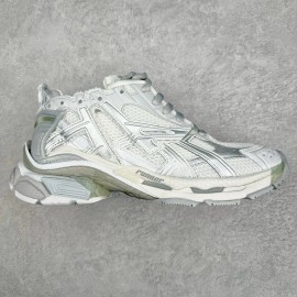 Breathable Retro Paris Style 7 Runner Dad Shoes Unisex Sporty Couple Sneakers Fashionable Mesh Lining Rubber Sole DropshippingColor: Gray sliver, EUR Size: 39