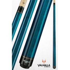 Viking Valhalla 100 Series No Wrap 2 Piece 58” Pool Cue Stick VA103 (18oz, Blue)