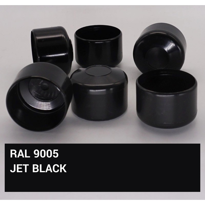 SKIR'CO Pack of 30 Fence Post Caps Round 42.4 mm