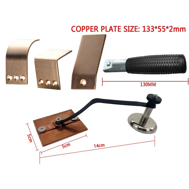 Copper Welding Spoon Welders Helper, Welding Accessories, 3 pcs Large