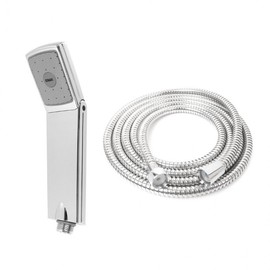 Folder water-saving shower metal hose set 1.5m/functional shower set bathroom water-saving shower line hose rain faucet bathroom accessories 2ea