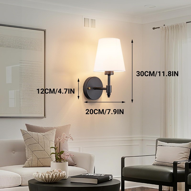 slywise Peel and Stick Wall Sconces Battery Operated: Wireless Adhesive