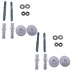 yeenelwboo 2 Sets Bathrooms Fitting Kit Screw Bolts Wall Mounted