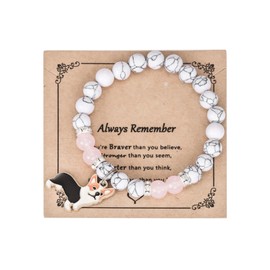 Kivosliviz Corgi Mom Gifts for Women Bracelet Corgie Dog Presents Corgis Lovers Themed Jewelry Corgi Accessories