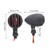 Pair Motorcycle Turn Signal Light with Grill Cover 3 Wires