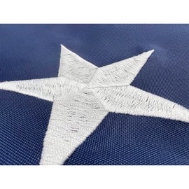 FRF FLAG Puerto Rico Boat Flag 12x18 Inch, Embroidered Boat Flags Marine 12x18 Puerto Rico, 210D Nylon Puerto Rican Boat Flag, with 2 Brass Grommets