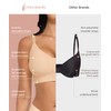 FeelinGirl para Mujeres Post-Surgical Minimizer Bra Breast Augmentation Easy-Care Wireless