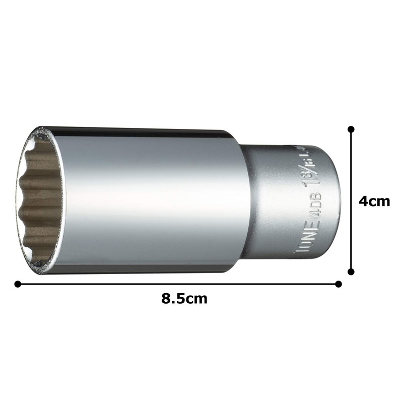 Tone Deep Socket (12 Angle) 4DB-38L (12.7 mm) Drive Angle