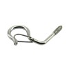 Zerniple Q Shaped Hanger Hooks Screw Hooks with Safety Buckle