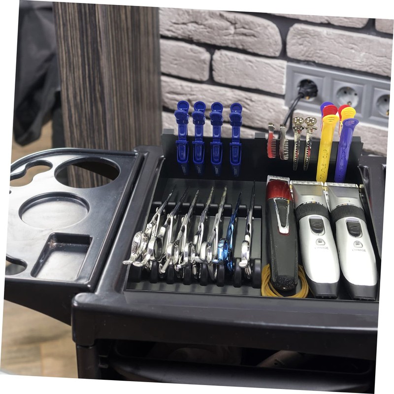 Healvian Professional Hair Scissor Stand and Comb Holder Rack for