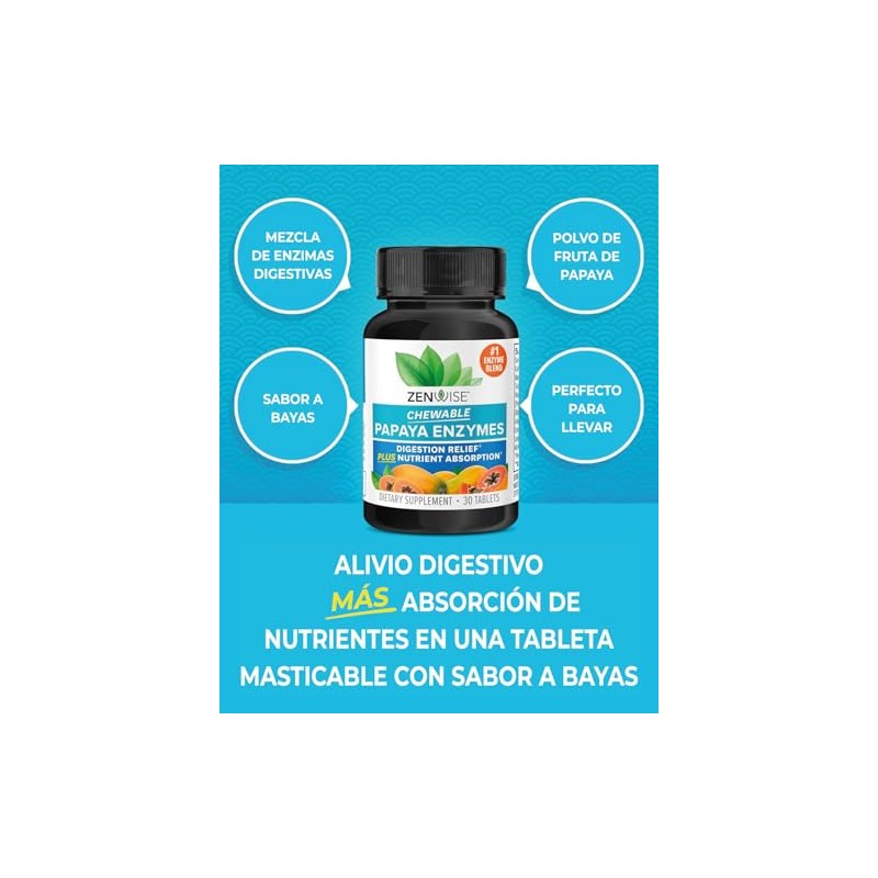 Zenwise Digestive Enzymes - Probiotic Multi Enzymes with Probiotics and