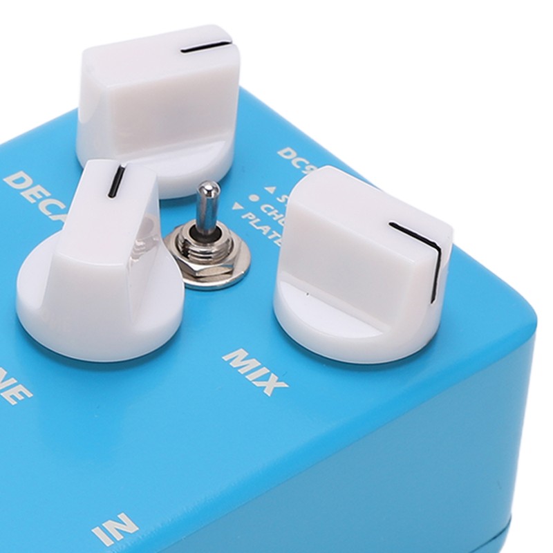 Electric Guitar Effect Pedal Moist Reverb 3 Modes Adjustable Single
