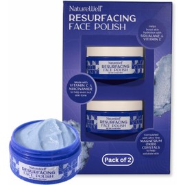 NATURE WELL Exfoliante Facial Ultrafino Renovador No Abrasivo Con Vitamina C Y Niacinamida Para Una Piel Radiante Revitaliza Y Unifica El Tono Potencia La Hidratación 23 Oz(Paquete De 2)