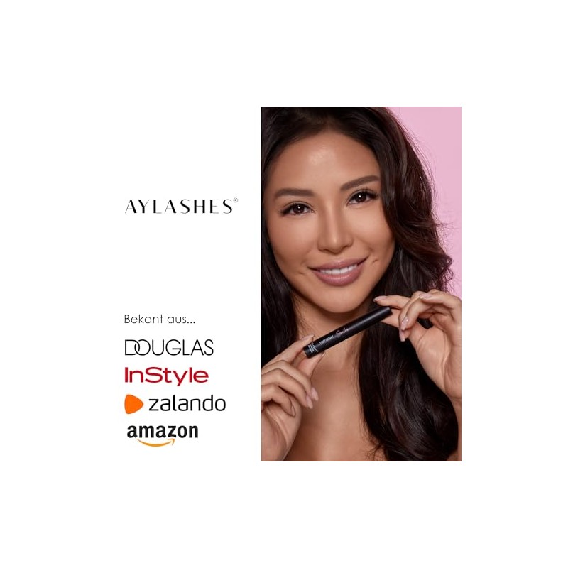 AYLASHES - DIY Top Coat Sealer for False Eyelashes, Transparent,