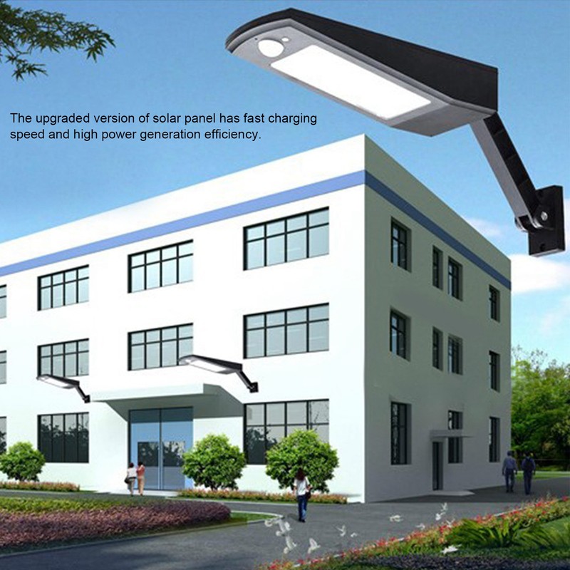 Solar Power Lamp Induction LED Wall Light with Remote Control