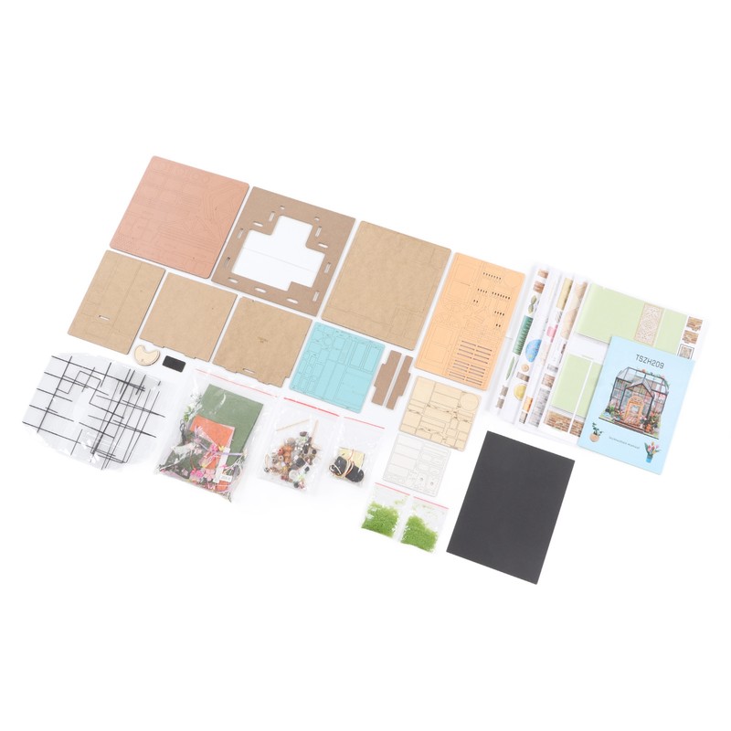 DIY Miniature Dollhouse Kit 1:24 Scale Dollhouse Puzzle Toy for