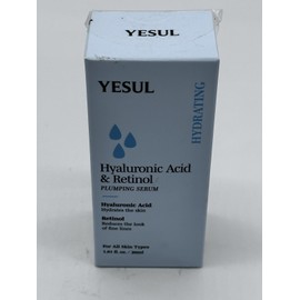 YESUL HYALURONIC ACID &RETINOL PLUMPING SERUM 1oz/30ml All Skin Types K-Beauty