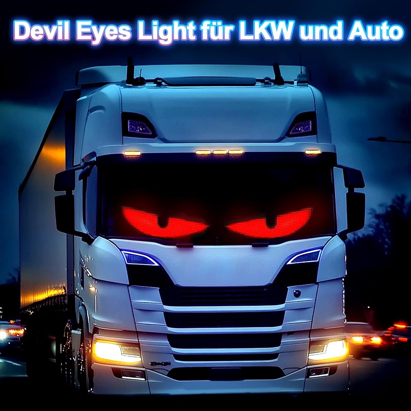 Set of 2 LED Eyes for Truck and Car, 37