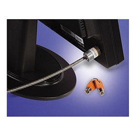 Kensington MicroSaver® Laptop Lock – Master Keyed Cable Lock (Key Round, Steel, 1.8 m, 5.3 mm, Metallic)