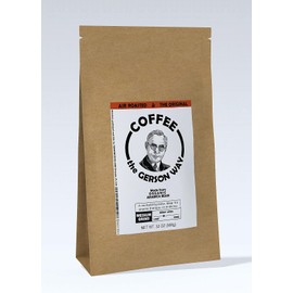 Coffee The Gerson Way, Organic Air-Roasted Ground Arabica Beans, Resealable Bag, Medium Roast (32 oz (2 lb) bag, Medium Roast)