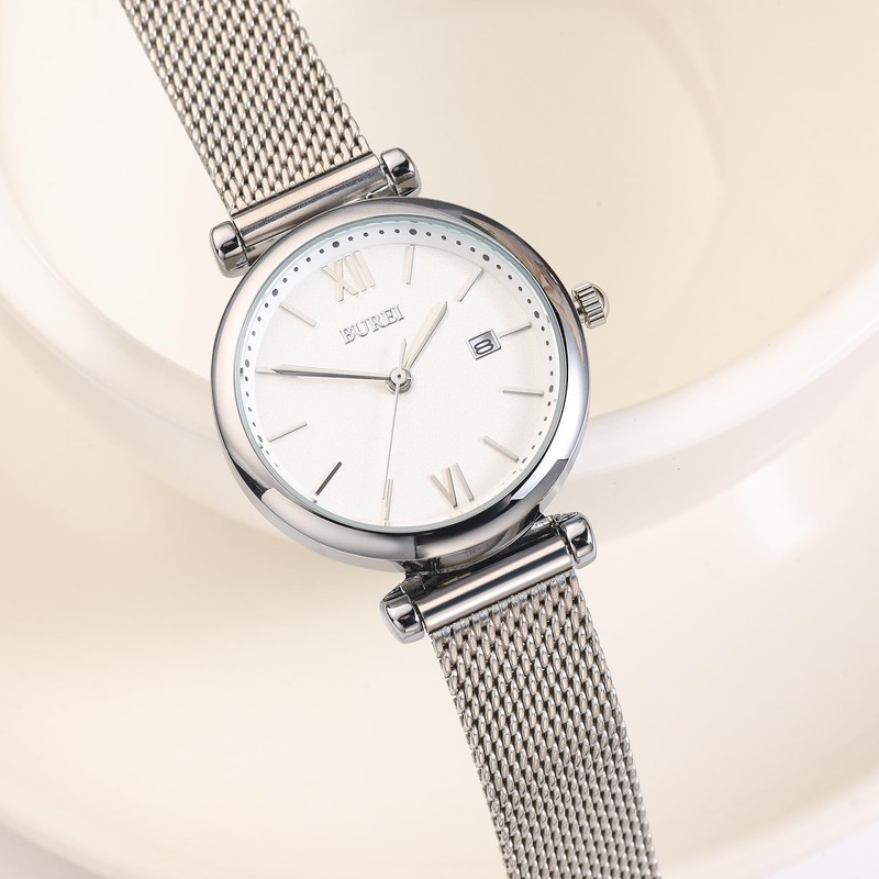Women's Watch Fashion Leather Strap Watches for Women,Simple Three Hands