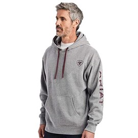 Ariat Male Ariat Logo Hoodie Heather Grey Medium