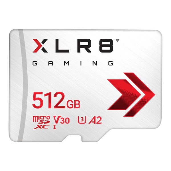 PNY XLR8 Gaming 512 GB Class 10 U3 V30 A2