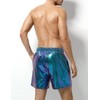 Arjen Kroos Men's Metallic Shiny Shorts Sexy Sparkly Rave Hot